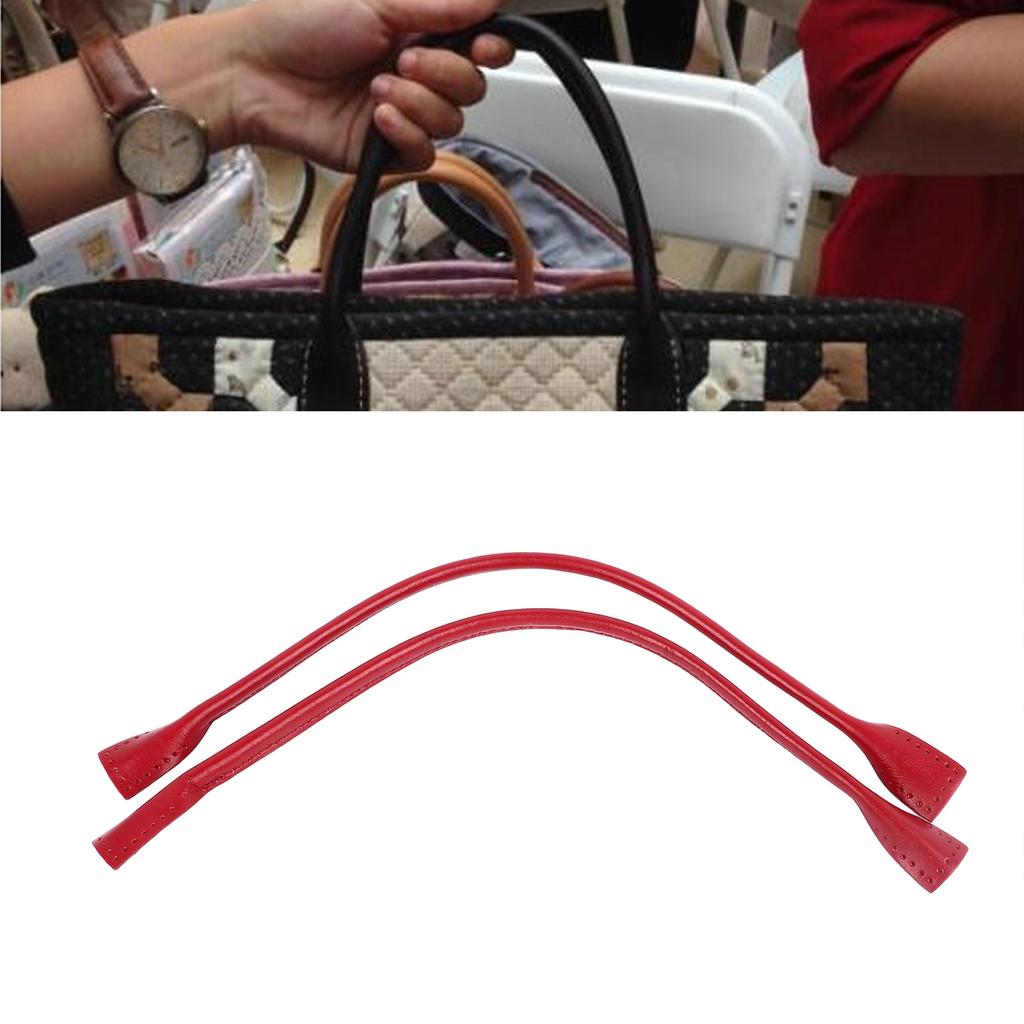 1 Pairs Leather   Bag Handles Cowhide Bag Handles Replacement for Handbag Briefcases Shoulder Bags