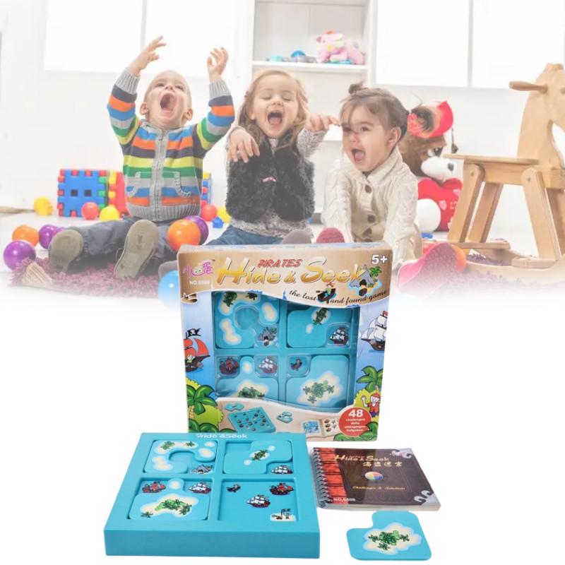 Hide Pirates Seek Iq Board Games Family Interactive Children Toys Gift Festival
