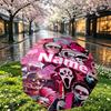 Custom Name Personalized Care Bears Print Umbrella, Auto Open Close, 8‑Rib Sturdy Frame, Commute Camping Hiking Use, Birthday Gift