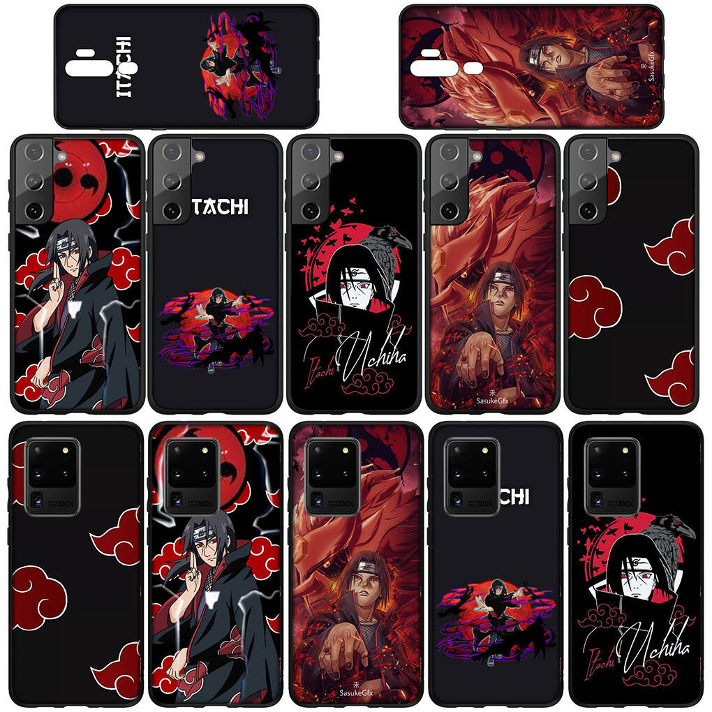 Phone Case for iPhone 17 15 16 Plus XR Redmi Note 14 12 11 13 Pro Max Huawei P30 P20 Lite OPPO A60 A40 A80 A18 A16 Akatsuki Naruto Itachi Uchiha Cover