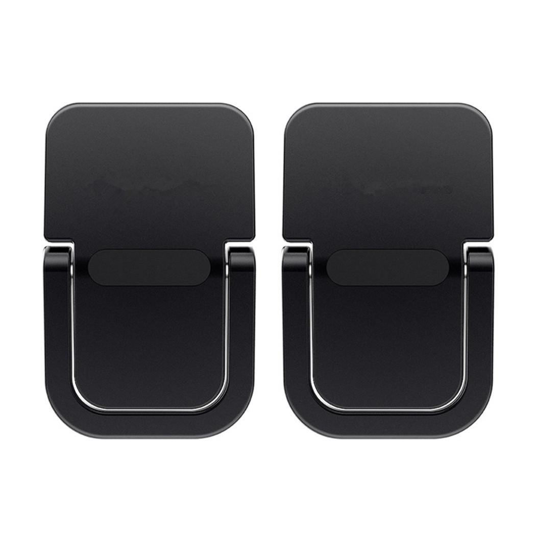 Подставка для ноутбука для компьютерной клавиатуры, подставка для ноутбука, алюминиевая мини-портативная подставка для ноутбука чёрный