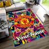 Manchester Customize Your Name Area Rug Suitable for Outdoor Kitchen Dormitory Decorate Room Antislip Carpet Anime Office Decor Birthday/Christmas Gif