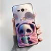 Cute Black Case Phone Case For Sony Xperia XZ2 Compact/SO-05K Protective Shockproof Soft Cover Lovely Fluffy White Bunny