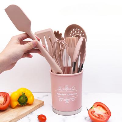 10/11PCS Silicone Kitchenware Non-Stick Cookware Kitchen Utensils Set Spatula Shovel Egg Beaters Cooking Tool Set