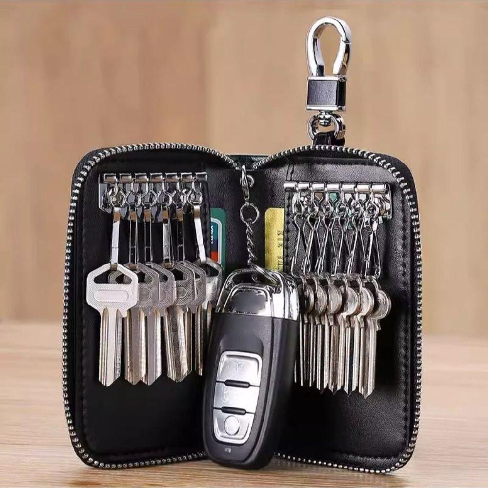Waterproof Car Key Wallet Portable Key Storage Pouch Lightweight Key Organizer Business Use