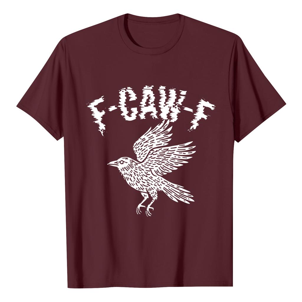 F-CAW-F Dámské ležérní tričko s krátkým rukávem a potiskem písmen