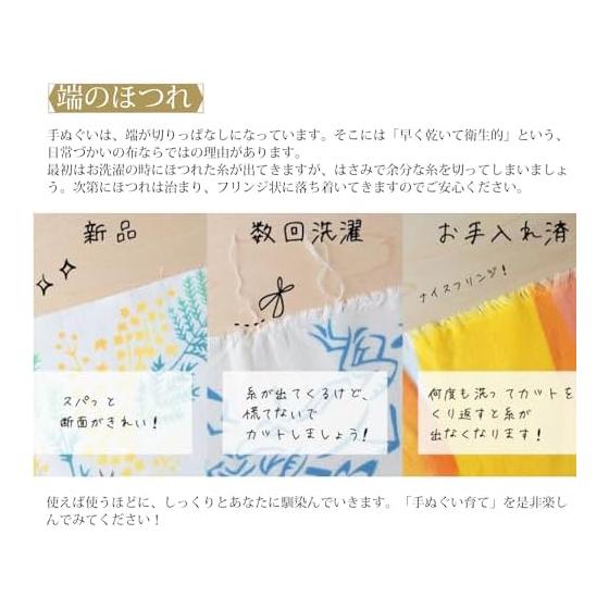 Tenugui Towel Set - Izumi Koubai Komon Pattern, 5 Pcs, Made In Japan, Approx. 33x90cm, 100% Cotton, Quick Drying, Absorbent, Unhemmed Edges, Reverse