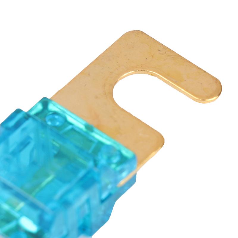 2 Stücke Vergoldete Bolzen Autosicherungen Mini Auto Audio Sicherung 20A 30A 40A 50A 60A 70A 80A 100A 120A 125A 150A 175A 200A 32V Auto Sicherung