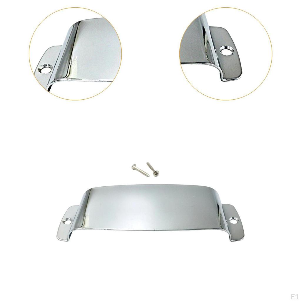 Bridge Pickup Cover Set Electric Wear Resistant for Jazz Guitar Bass