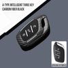 3 Button Carbon Style Abs Car Key Case Cover Fob For Mg 4  Mg4 Ev Mg Hs Gt Zs Ev Zx Mg5 Mg6 For Roewe Rx3 Rx5 Rx8 Erx5 I6 I5