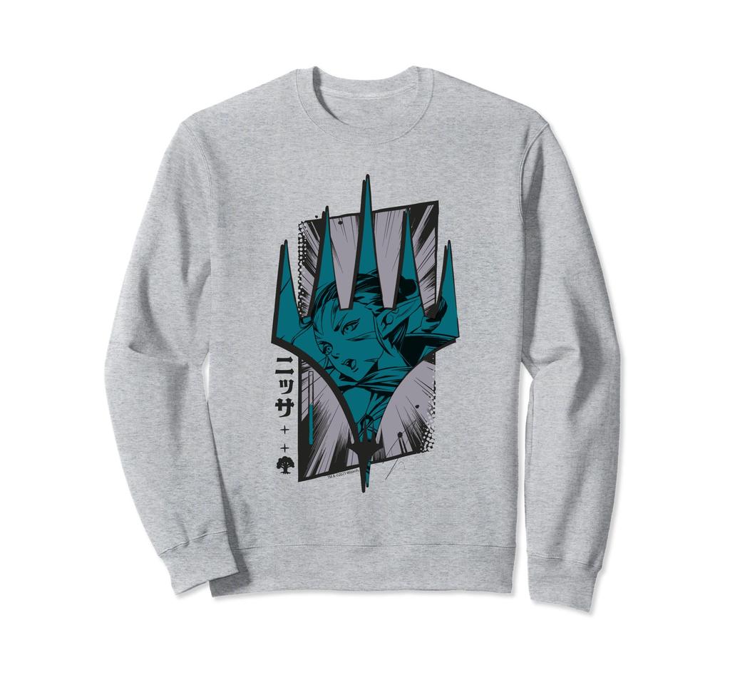 Magic: The Gathering Iconic Symbol Nissa Revane Manga Logo Sweatshirt