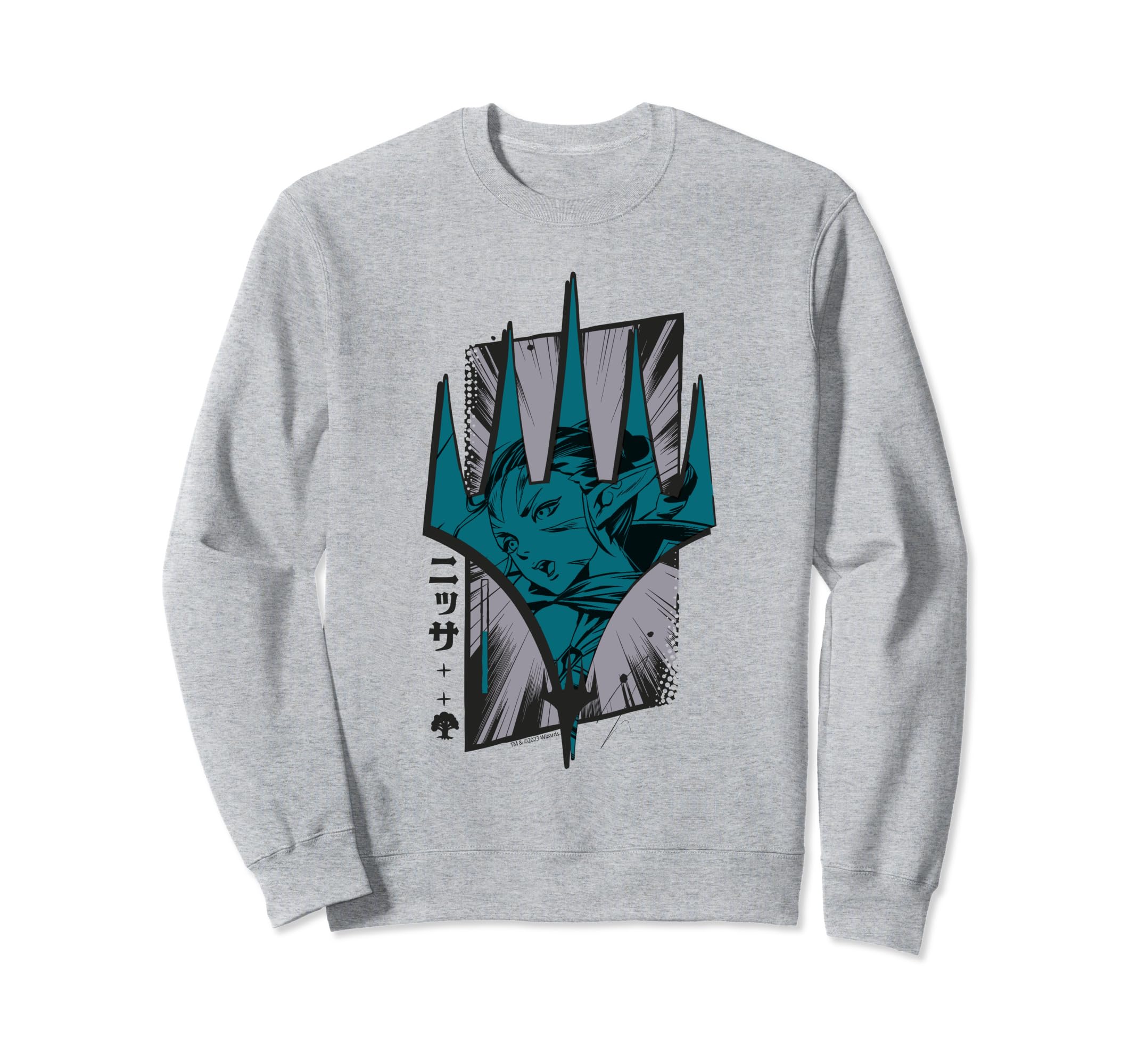 

Magic: The Gathering Iconic Symbol Nissa Revane Manga Logo Sweatshirt