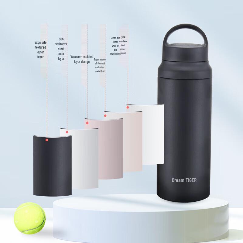 Tiger 600ml Insulated Sports Bottle with Handle