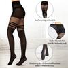 Women's Garter Belt Tights Patterned Fishnet Thigh High Stockings Tights High Waist Pantyhose Suspender Pantyhose Gifts