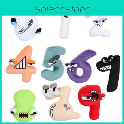 Alphabet Lore Number Zero One Plush Baby Doll Educational Toys Home Decor Gift