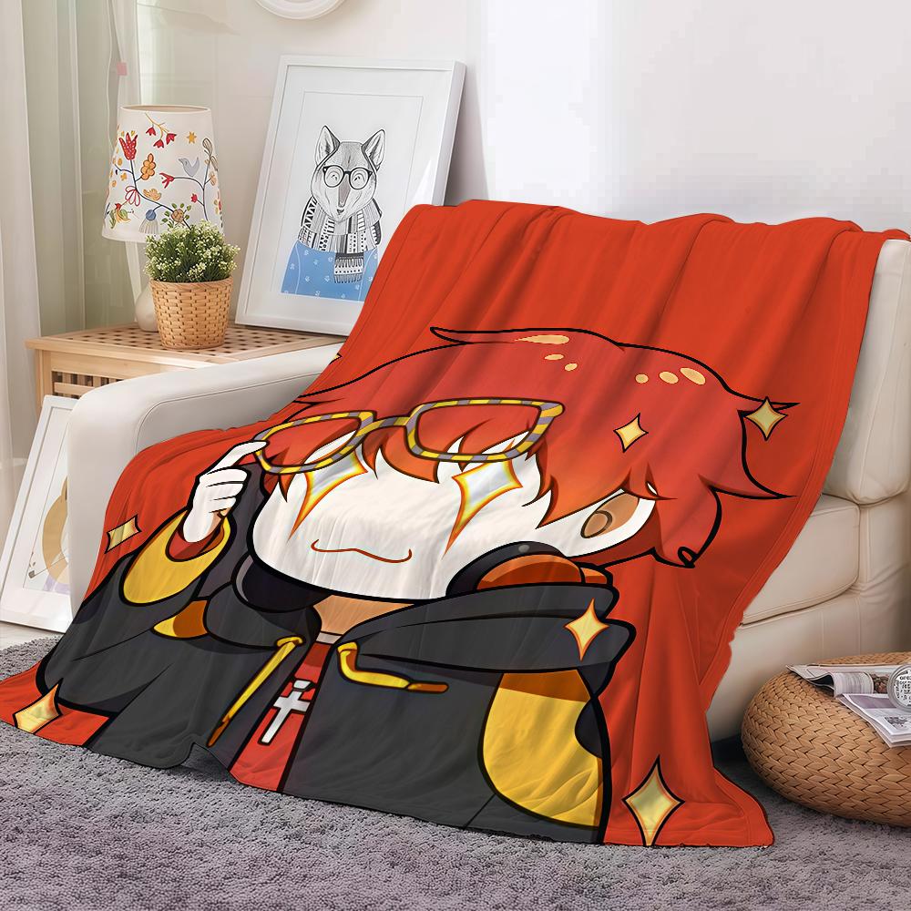 Hot Game M-Mystic Messenger 707 Blanket Warm And Soft Suitable For Bedroom Living Room Sofa Bed Office Travel Camping