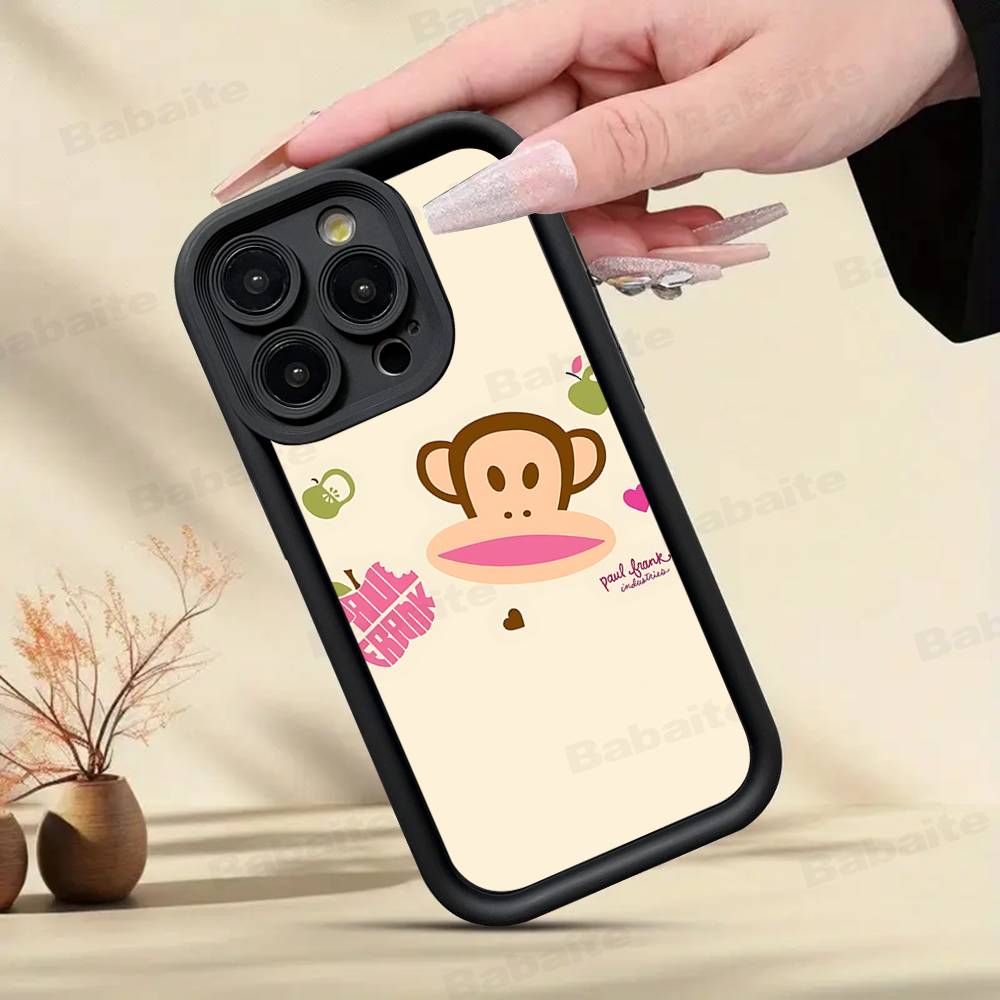 Fashion Logo P-Paul F-Frank Phone Case For IPhone 17 16 15 14 Plus 13 12 11 Pro Max Silicone Cover