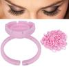 100pcs Lash Glue Holder Ring Cup Eyelash Extensions Quick Blossom Cup Lash Organizer Tool