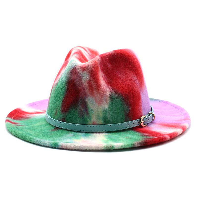 

Шляпа Федора с широкими полями, 56-58 см, женские и мужские шерстяные фетровые джазовые шляпы с простым поясом, церковный цилиндр дерби 56-58cm