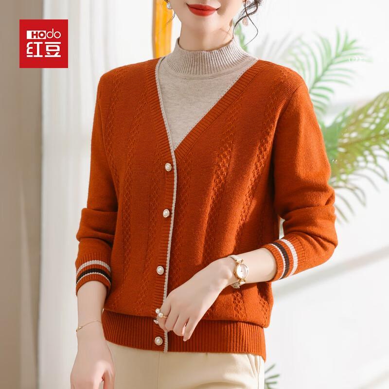 

Hodo Women s Faux Two-Piece Knit Sweater 2XL