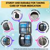 Outer Woods Insulin Cooling Travel Bag for Diabetics | Two Ice Gel Packs | Keep Insulin Cool and Safe for 6-8 Hours | Insulin Cooler Pouch Case (