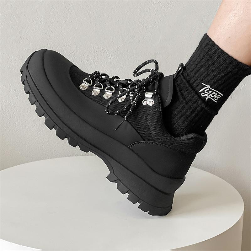 Fashion Thick soled sports shoes Casual Trendy Men's Quality Design Styles Outdoor leisure street High quality walking Color blocking
