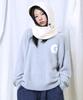 GLACK Gnt066 Laffin Hairy Pullover Knit (Gray)