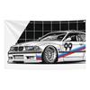 Funny Cool Car Racing Flag Funny Meme Banner Abstract Cartoon Art Design Tapestry Color Wall Hanging Flag For Bedroom