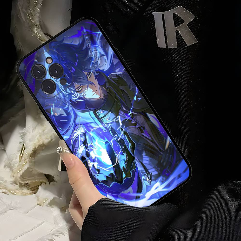 Genshin Impact Flins Phone Case For IPhone 16 17 Air 15 14 13 12 11 Pro Max 16E Plus Fundas