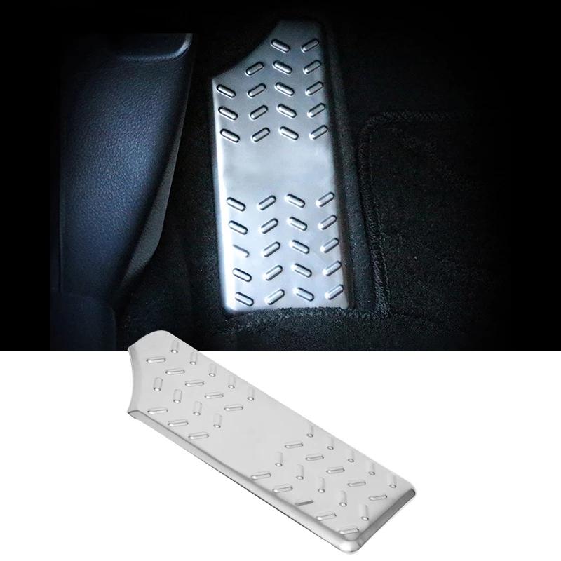 Stainless Steel Car Left Foot Rest Pedal Plate Cover Non-Slip Pad Protection Trim For Honda Civic 10th 2016 2017 2018