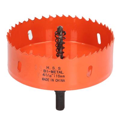 Scie Cloche Bimétallique HSS avec Arbor Robuste pour Planches Cornhole Bois PVC Métal Pièces Perceuse Électrique 4
