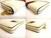 Authentic Saint Laurent YSL Black White Bicolored Leather Trifold Wallet Compact Wallet #9977 Open Box