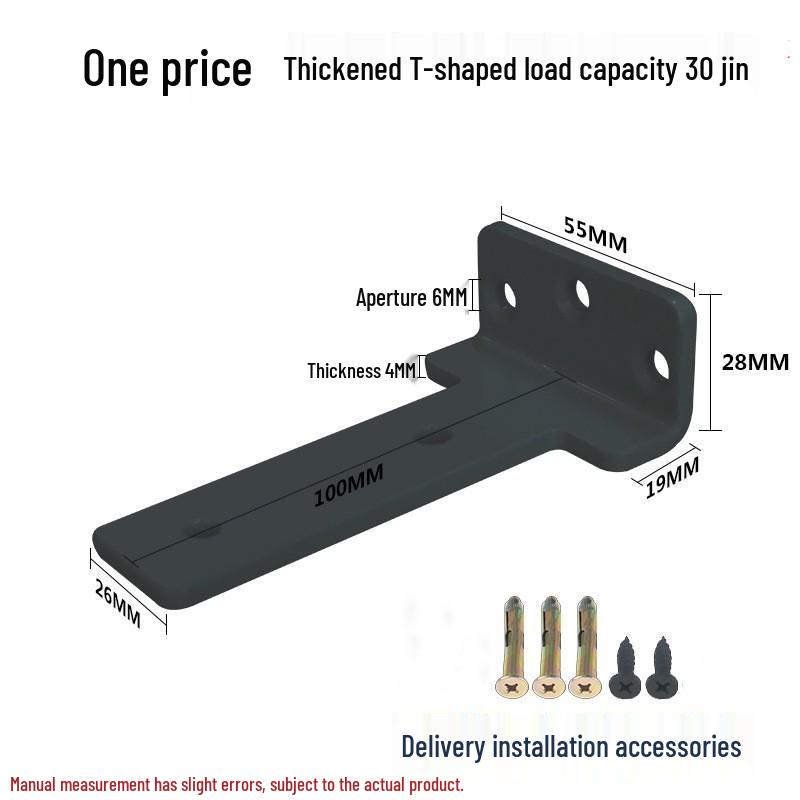 Soporte Triangular de Pared Invisible para Estantes de Escritorio o Mueble de TV