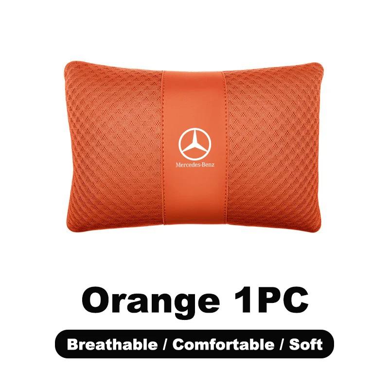 AAVS1 1PC Car Safety Headrest Neck Pillow Auto Seat Lumbar Support Cushion For Mercedes Benz A C E S G Class GLC CLE CLA GLB GLS W177