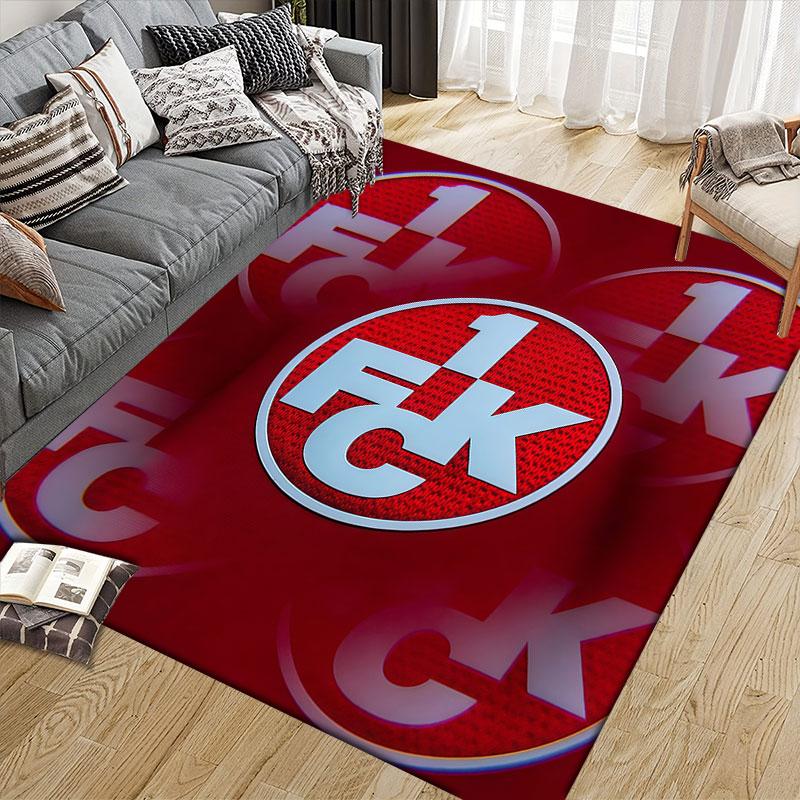 1. FC Cologne Flannel Printed Carpet, Home Sofa Decoration for Living Room & Bedroom, Non‑Slip Play Flannel Floor Mat for Game Room