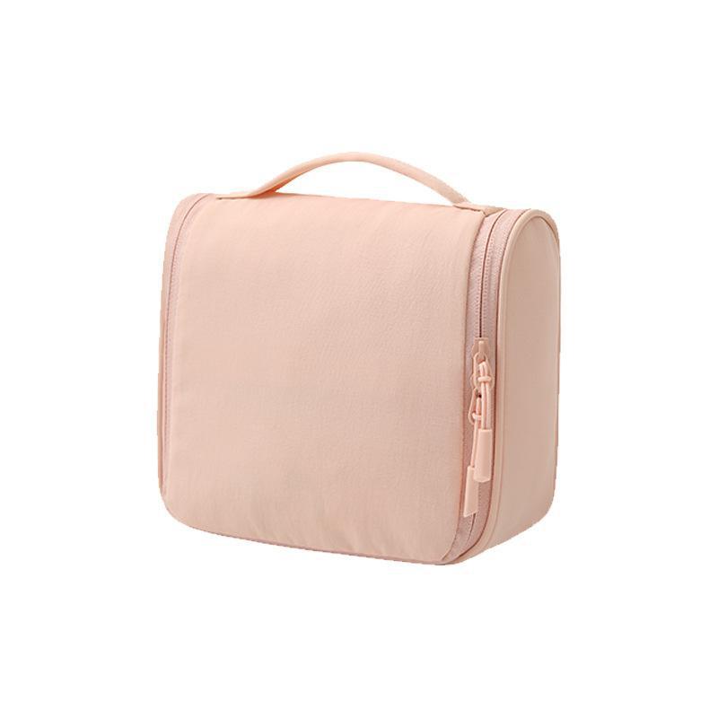 Waterproof Hanging Travel Wash Bag Portable Handheld Cosmetic Organizer With Hook Large Capacity Makeup Skincare Storage Pouch