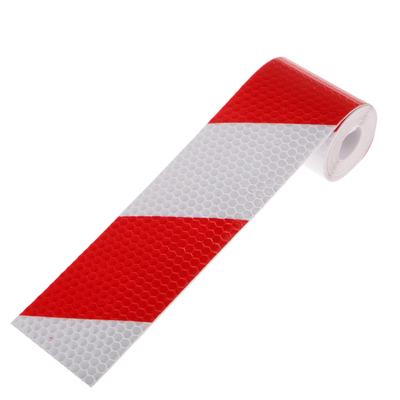 3 Meters Red White Reflective Safety Warning Conspicuity Tape Film Sticker