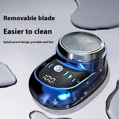 Mini Electric Razor Portable Travel Men's Electric Small Steel Cannon Shaving Shaving Rechargeable Razor