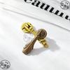 Vintage European Zinc Alloy Drawer Pull Handle for Wardrobes and Cabinets