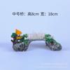 Resin Aquarium Decor Bridge Set Fish Tank Aquascaping Mini Landscape Ornament