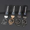 Titanium Alloy Car Badge Key Chain Auto Key Ring For Volvo XC90 V90 V60 XC60 V40 EC40 EX40 S80 S60 S90 C40 XC40 V70 XC70 C30 C70 FE3