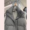 Korea Chic Streetwear Personalizovaná vesta Krátké parky Ležérní Elegantní kabát Pokročilá High Street Móda Univerzální Dámská bunda