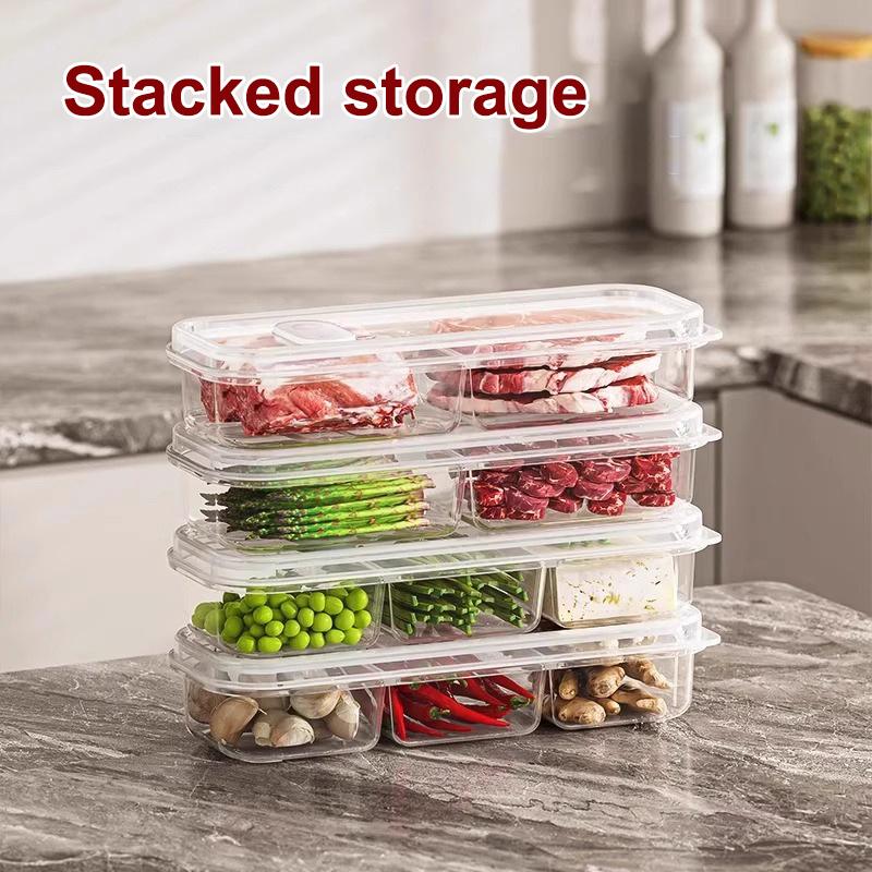 Rozwiązanie do przechowywania żywności o dużej pojemności dla Twojego domu; Zapewnia świeżość mięsa i warzyw w lodówce