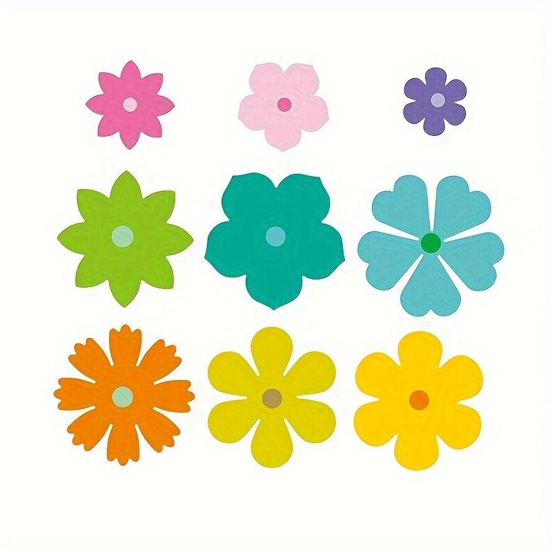 3pcs/Set Flowers Die Cuts for Card Making, Petal Metal Cutting Dies, Metal Die Cutting Mold, Scrapbooking Dies, Etched Embossing Stencil for Crafts