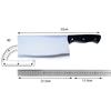 8.5 Inch Slicing Knife N690Co Steel Core Blade 3-layers Clad Steel Cleaver Meat Cutting Vegetables Kitchen Knives G10 Handle
