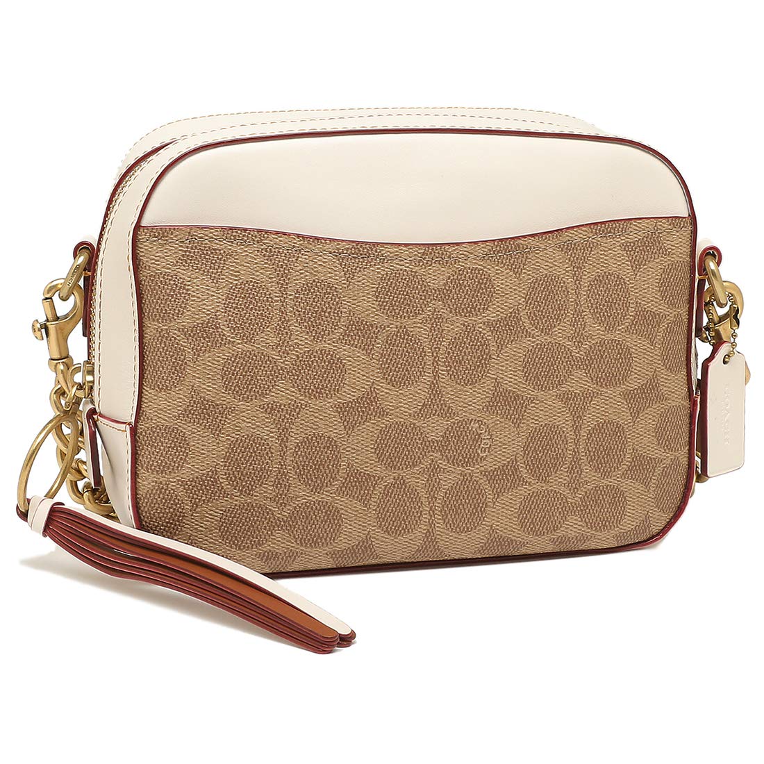 

Shoulder bag ladies 31208 B4NQ5 white khaki [Coach] [item]