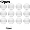 Kids  Childrens 10pcs Plastic Capsule Toy Storage Clear Vending Machines Empty Case Round Eggshell Plastic Ball Container Party Favors Gift Present