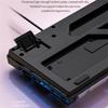 K500 Gaming-Tastatur mit 104 Tasten, kabelgebunden, farbblockierende Hintergrundbeleuchtung, mechanisches Gefühl, Desktop-Computer