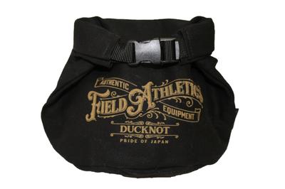 DUCKNOT Kocherhülle 6 Zoll FIELD ATHLETICS Canvas-Tasche Aufbewahrungstasche Hergestellt in Japan ATHLETICS Nr. 8 (Khaki/FIELD-Serie) (Schwarz)