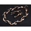 Catwalk Models, Metal Woven Short Collarbone Necklace, Earrings Set, Women'S Exaggerated Fashion Accessories